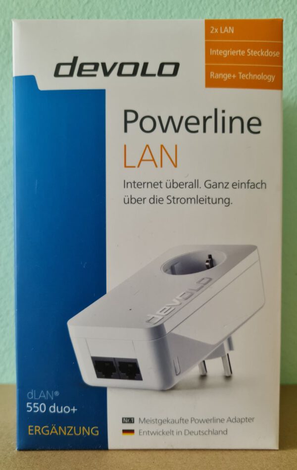 devolo LAN Powerline Adapter, dLAN 550 duo+